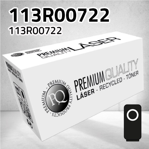 Marca Clone para Xerox 113R00722 Toner Negro (8.000 Copias)