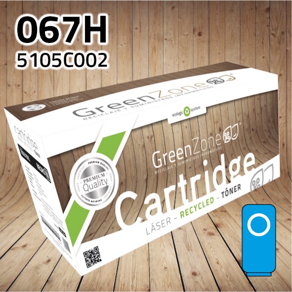 Green Zone para Canon (067H) 5105C002 Cian (2.350 Copias)