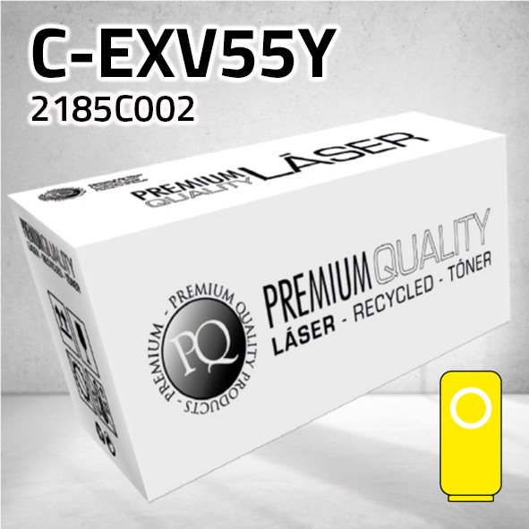 Tóner Canon (C-EXV55) 2185C002 amarillo | 18.000 páginas | compatible