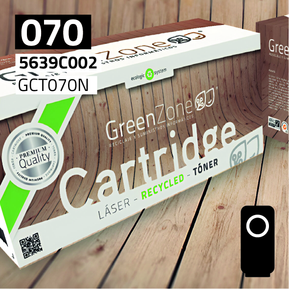 Green Zone para Canon (070) 5639C002 Negro (3.000 Copias)