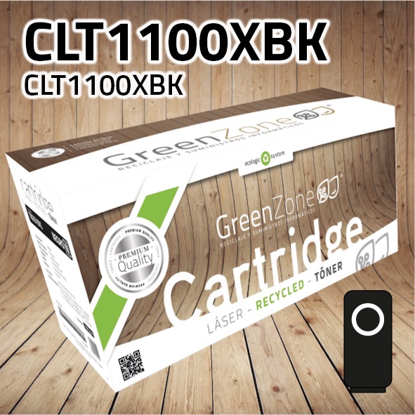 Green Zone para Pantum CLT1100XBK Toner Negro (3.000 Copias)