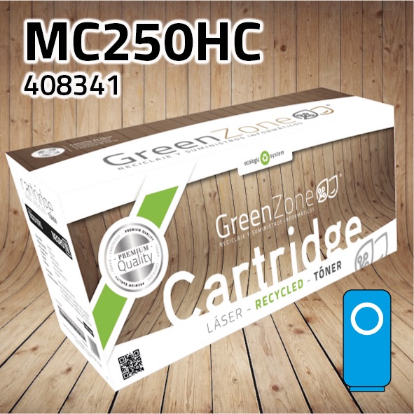 Green Zone para Ricoh MC250HC Cian (6.300 Copias)