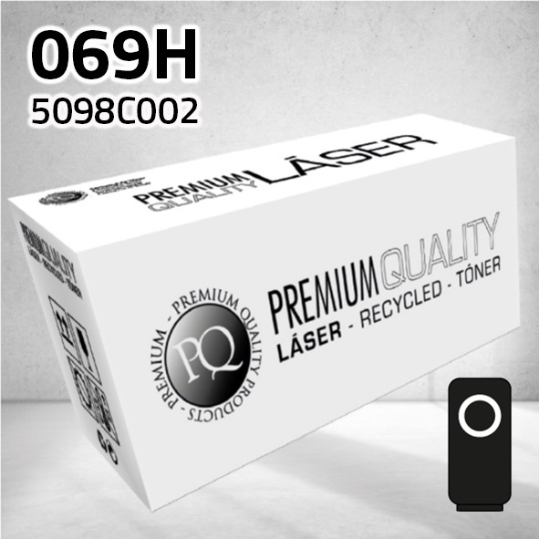 Tóner Canon (069H) 5098C002 negro | 7.600 páginas | compatible