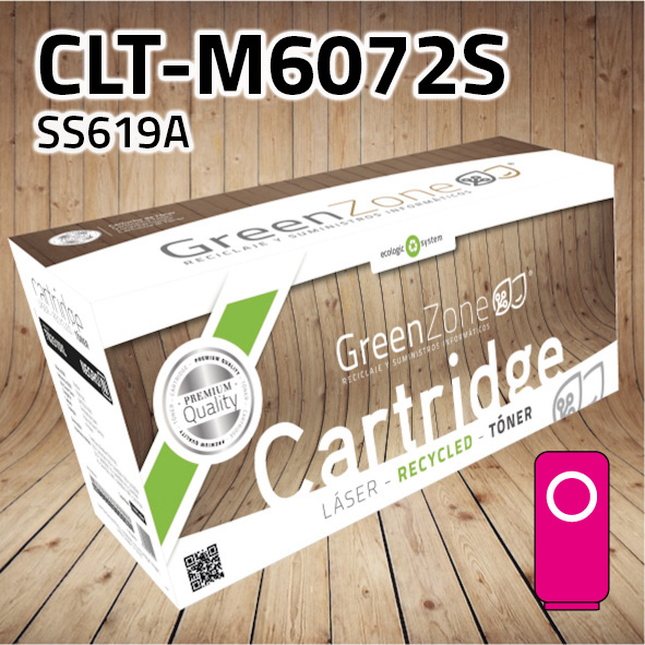 Tóner Samsung CLT-M6072S magenta | 15.000 páginas | Green Zone