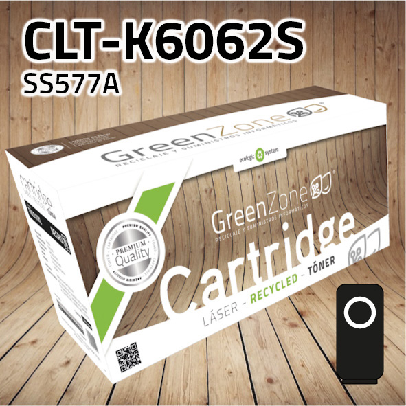 Green Zone para Samsung CLT-K6062S Negro (25.000 Copias)