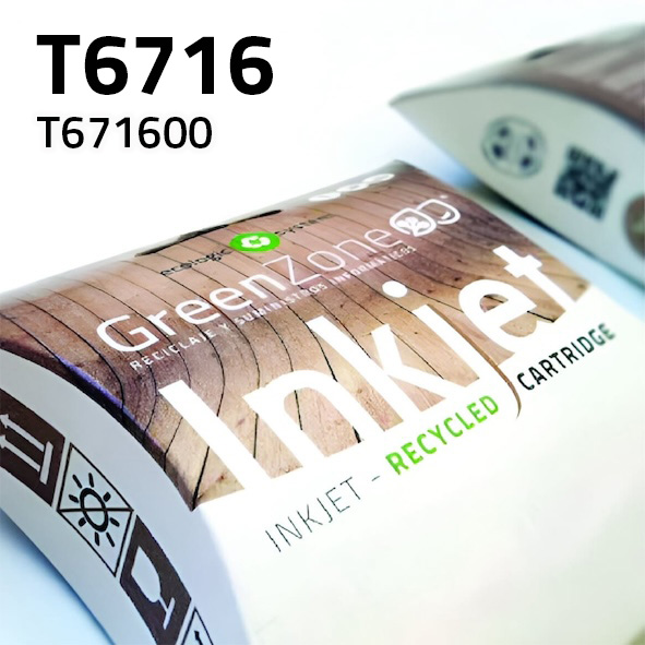 Green Zone para Epson T671600 (T6716) Tanque de mantenimiento