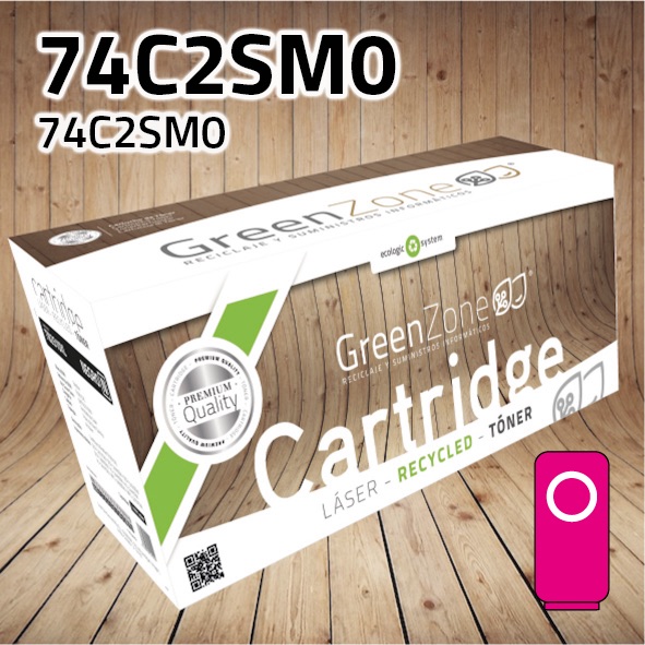 [GLTC2SM0M] Tóner Lexmark 74C2SM0 magenta | 7.000 páginas | Green Zone