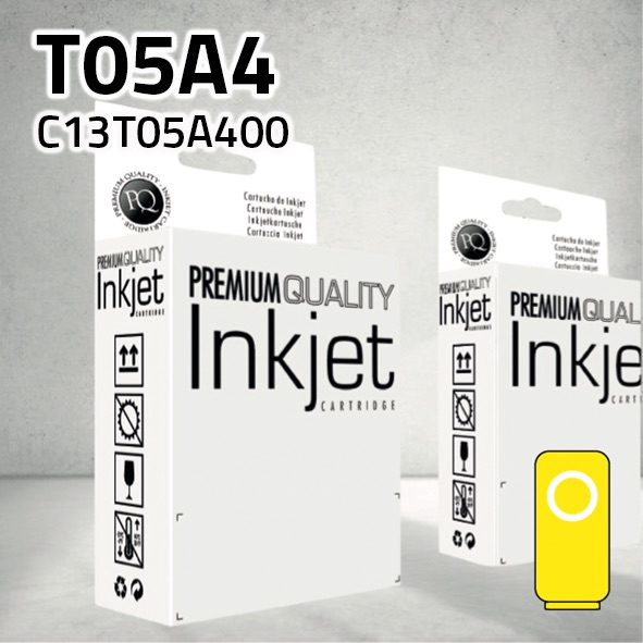 Cartucho Epson C13T05A400 (T05A4) amarillo pigmentado | 20.000 páginas | compatible