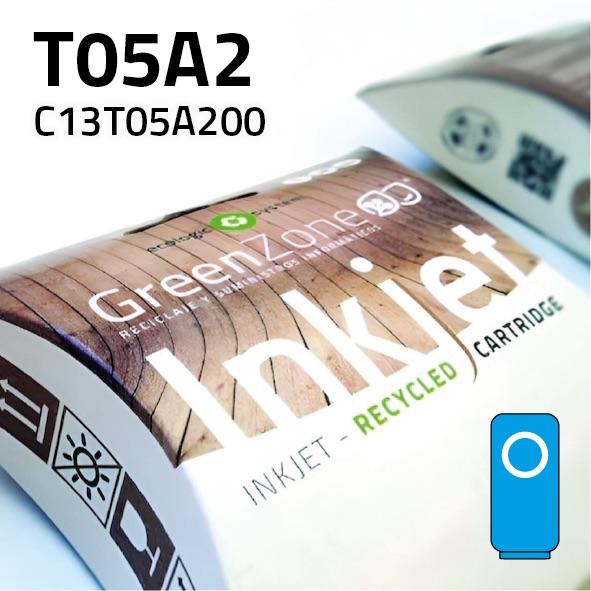 [GECT05A2C] Cartucho Epson C13T05A200 (T05A2) cian pigmentado | 20.000 páginas | Green Zone