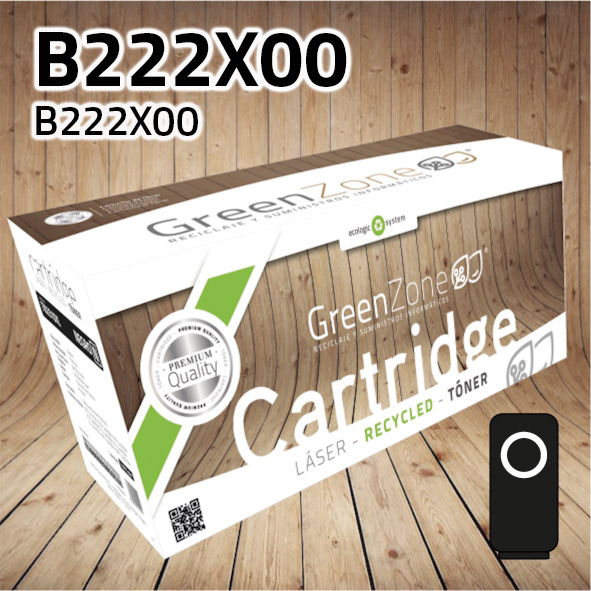 Tóner Lexmark B222X00 negro | 6.000 páginas | Green Zone