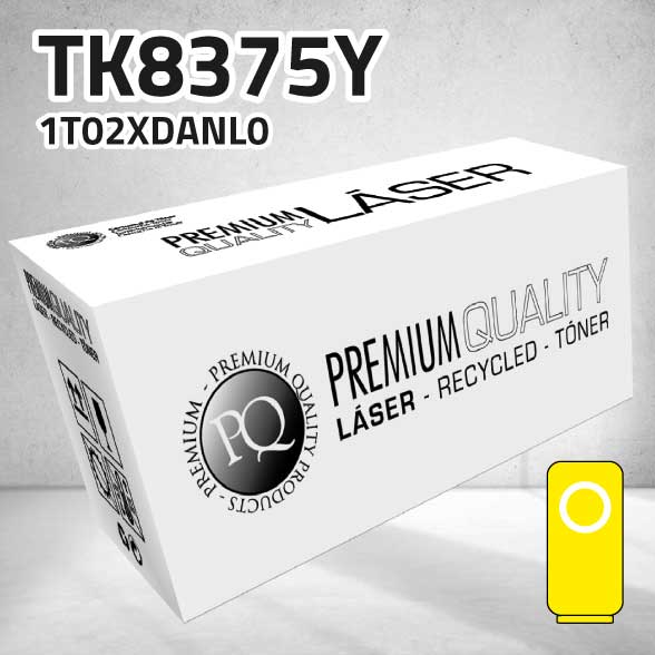 Marca Clone para Kyocera TK8375Y Kit Tóner Amarillo (20.000 Copias)
