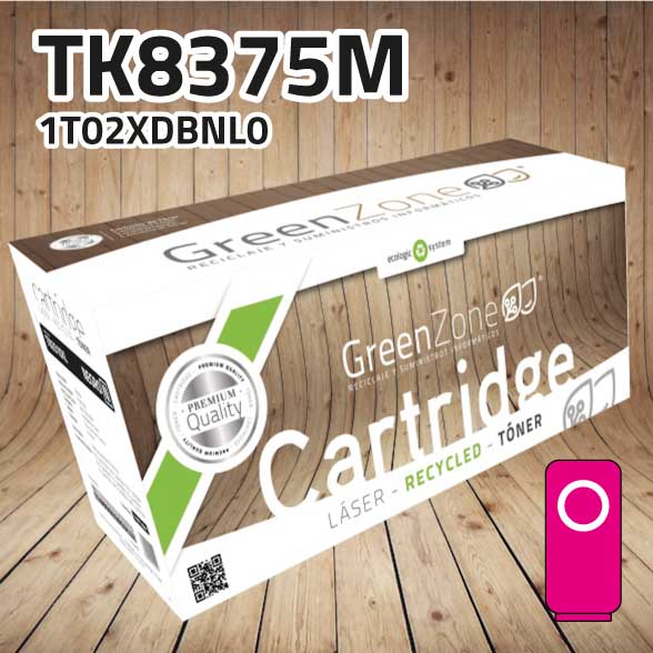 Tóner Kyocera TK8375M polimerizado magenta | 20.000 páginas | Green Zone