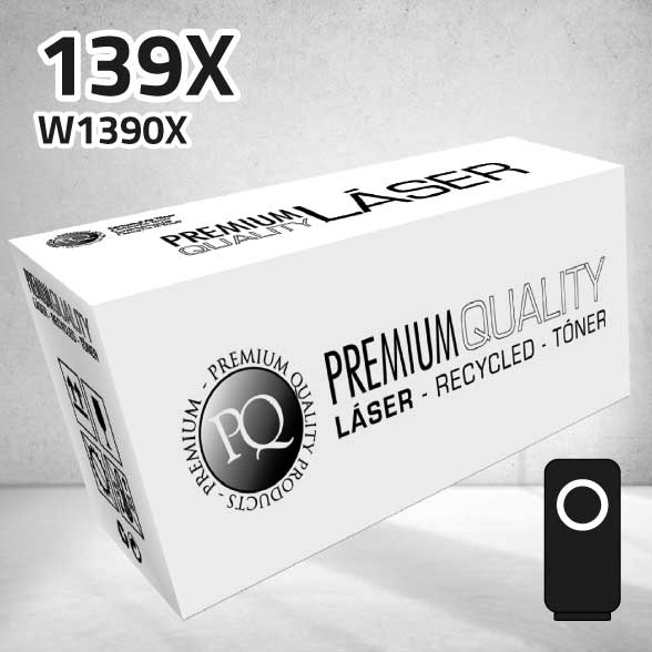 [CLHTW1390XN] Tóner HP W1390X (139X) negro | 4.000 páginas | compatible