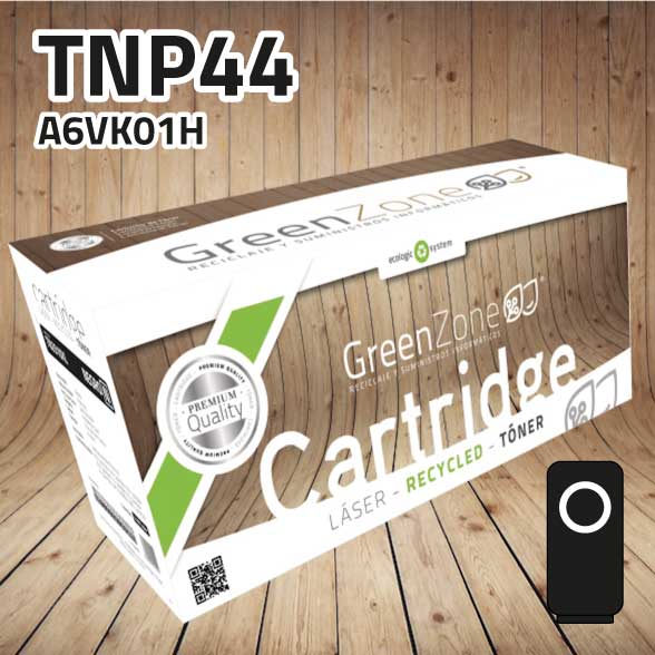 Tóner Konica Minolta TNP44 (A6VK01H) negro | 20.000 páginas | Green Zone