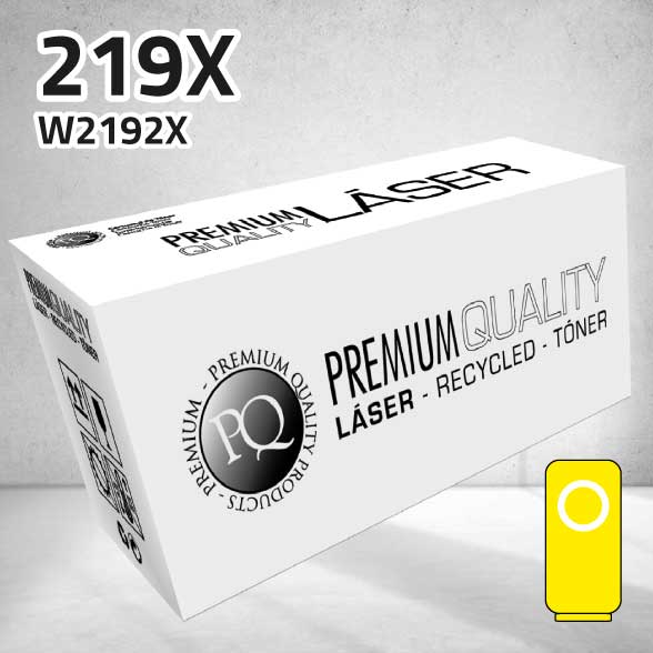 Tóner HP W2192X (219X) amarillo | 2.500 páginas | compatible