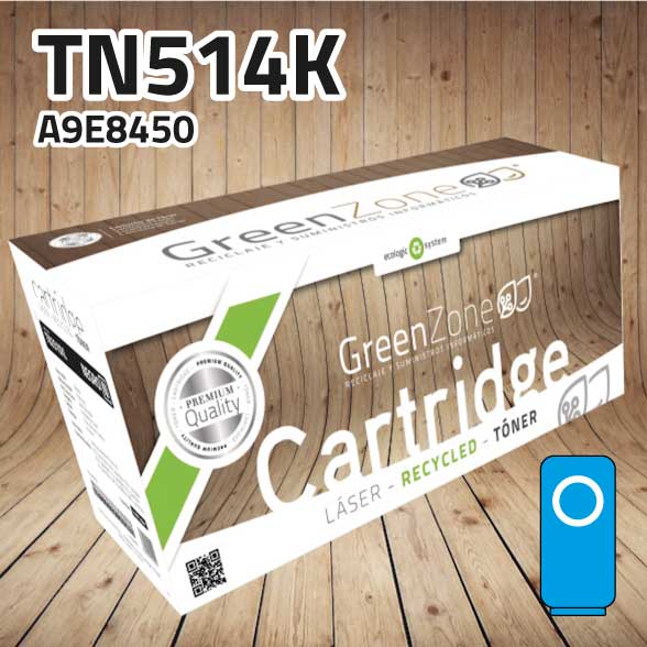 Green Zone para Konica Minolta TN514C Kit Tóner Cian (26.000 Copias) Polimerizado