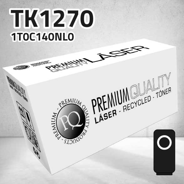 Marca Clone para Kyocera TK1270 (1T0C140NL0) Kit Tóner Negro (10.000 Copias)