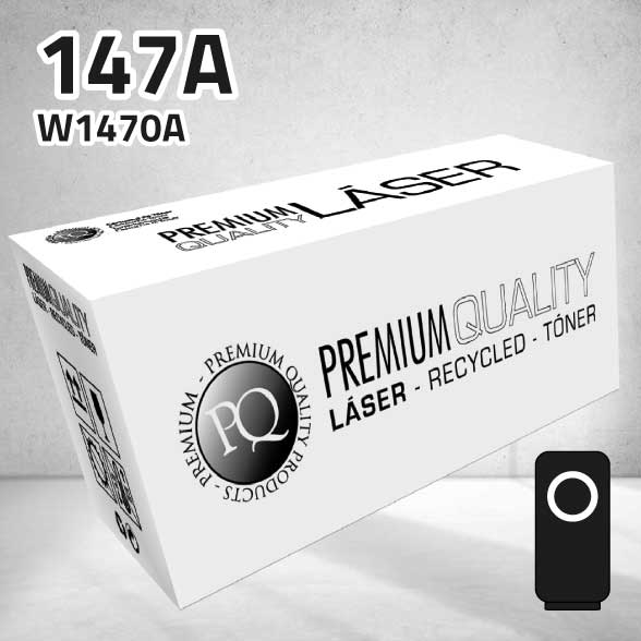 [CLHTW1470N] Tóner HP W1470A (147A) negro | 10.500 páginas | compatible