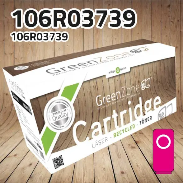 [GXT3739M] Tóner Xerox 106R03739 polimerizado magenta | 16.500 páginas | Green Zone