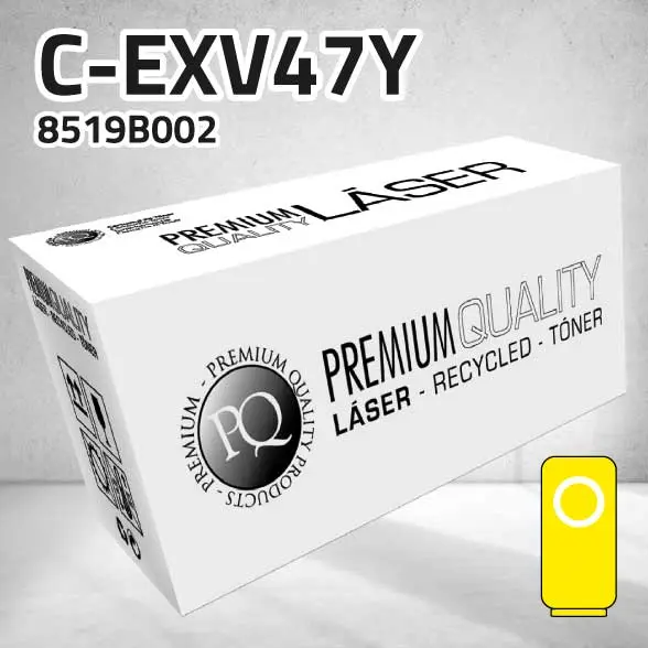 Tóner Canon (C-EXV47Y) 8519B002 amarillo | 21.500 páginas | compatible