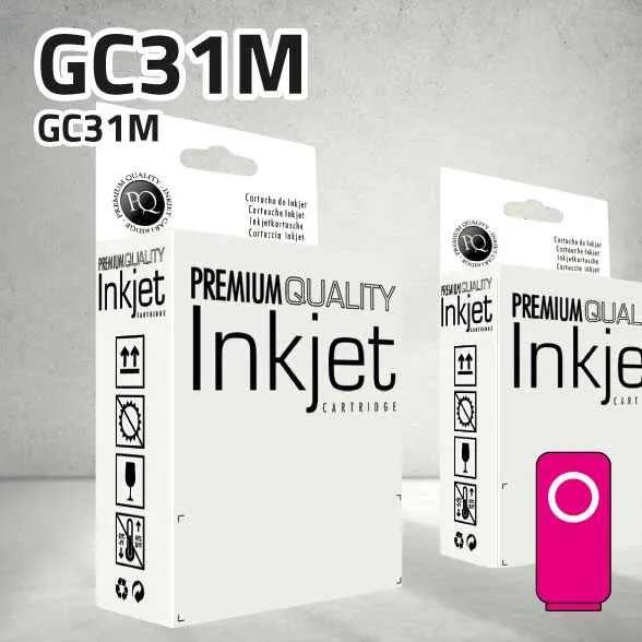 Cartucho Ricoh GC31M magenta sublimación | 32 ml | compatible