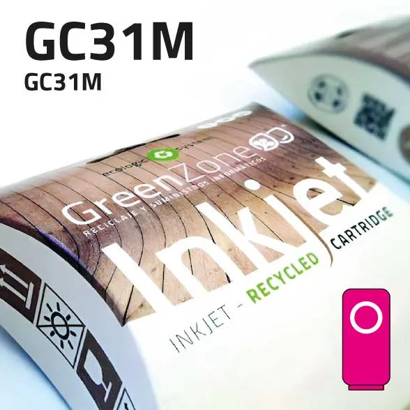 [GRCGC31MS] Green Zone para Ricoh GC31M Tinta magenta sublimación (32 ml)