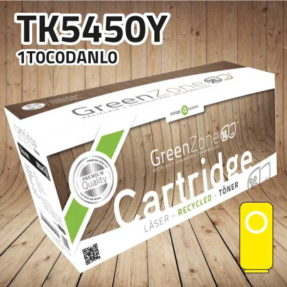 [GKT5450Y] Green Zone para Kyocera TK5450Y Kit Tóner Amarillo (3.200 Copias)