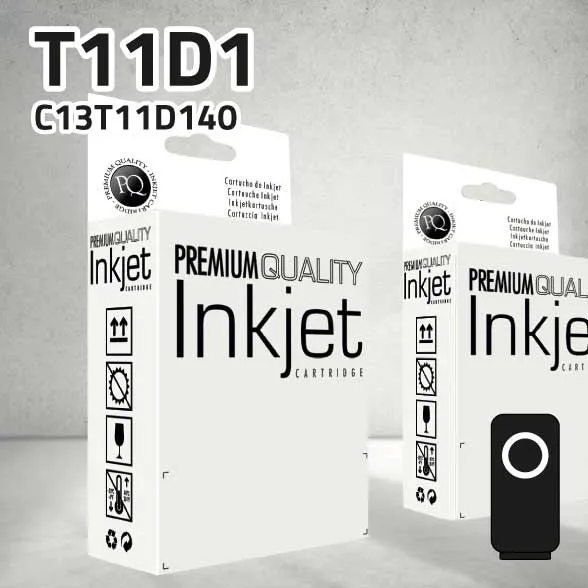 [CLECT11D1XN] Marca Clone para Epson T11D1 XL Negro Tinta pigmentada (5.000 Copias)