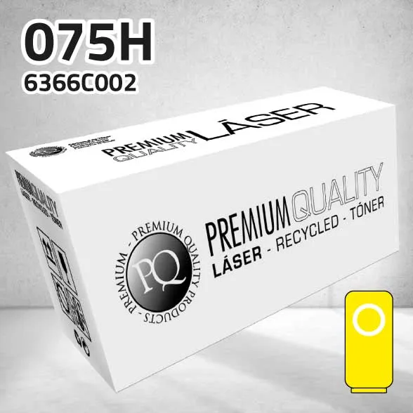 Tóner Canon 6366C002 (075H) amarillo | 2.500 páginas | compatible