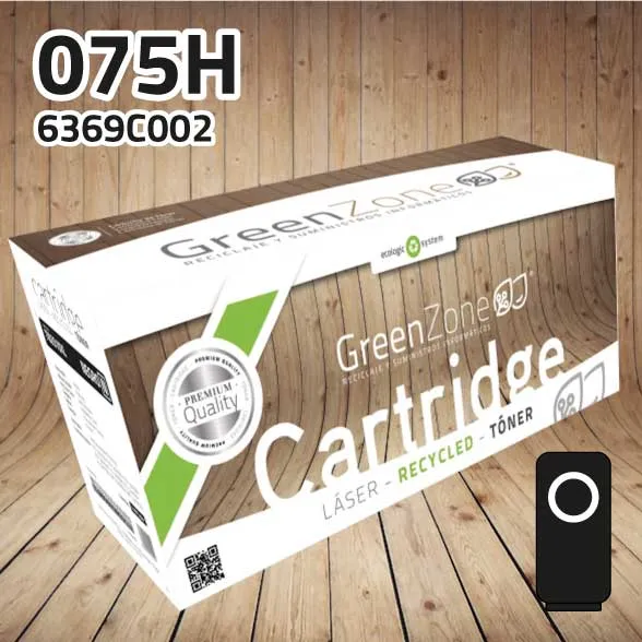 Tóner Canon 6369C002 (075H) negro | 3.200 páginas | Green Zone