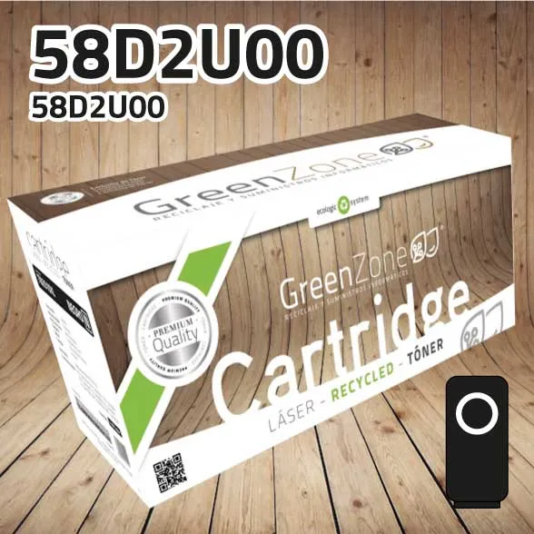 Tóner Lexmark 58D2U00 negro | 55.000 páginas | Green Zone