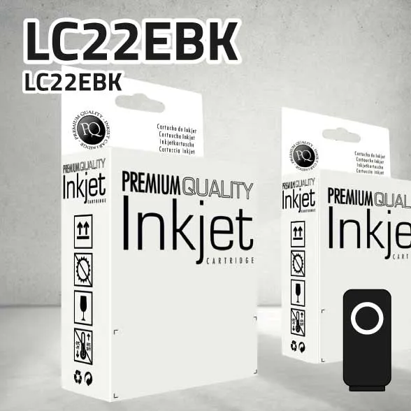 [CLBCLC22EXN] Cartucho Brother LC22EBK negro | 2.400 páginas | compatible