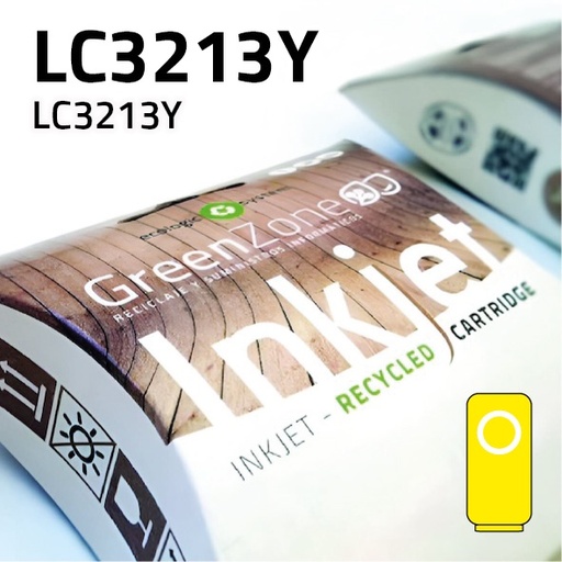[GBCLC3213Y] Green Zone para Brother LC3213Y Amarillo (400 Copias)