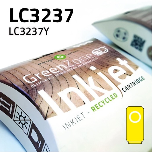 [GBCLC3237Y] Green Zone para Brother LC3237Y Amarillo (1.500 Copias)