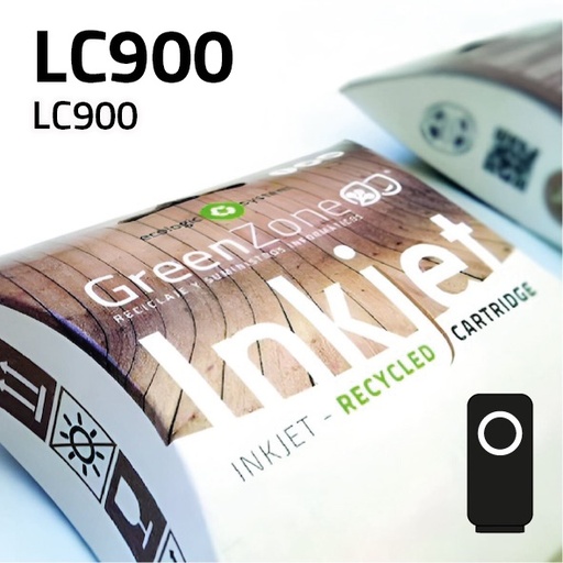 [GBCLC900N] Green Zone para Brother LC900 Negro (26 ml)