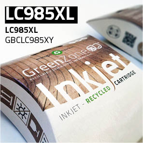 [GBCLC985XY] Green Zone para Brother LC985XL Amarillo (20.5 ml)