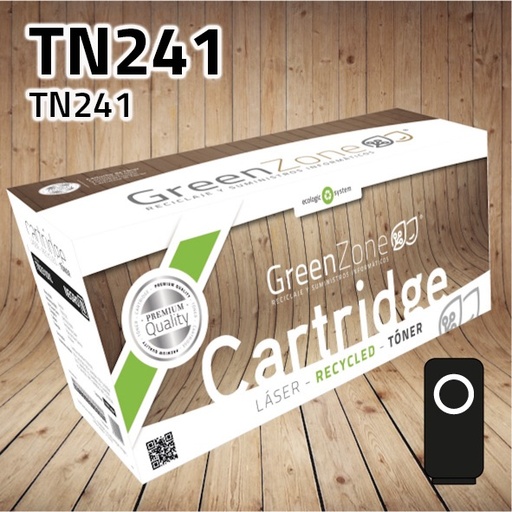 [GBTTN241N] Green Zone para Brother TN241BK Kit Toner Negro (2.500 Copias)