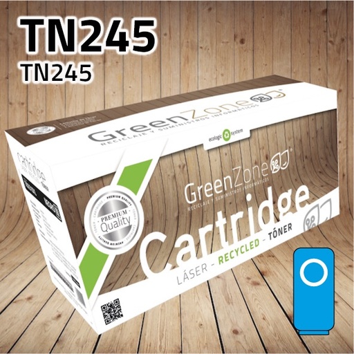 [GBTTN245C] Green Zone para Brother TN245C Kit Toner Cian (2.200 Copias)