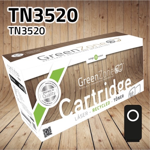 [GBTTN3520N] Green Zone para Brother TN3520 Kit Toner Negro (20.000 Copias)