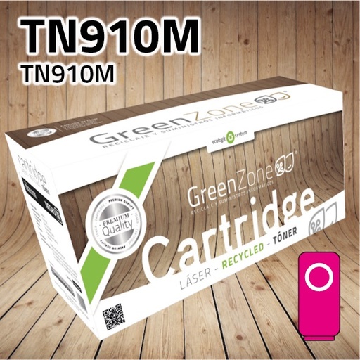 [GBTTN910M] Green Zone para Brother TN910M Kit Toner Magenta (9.000 Copias)