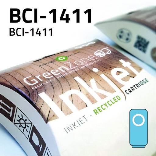 [GCCBCI1411LC] Green Zone para Canon BCI-1411 Light Cian (330 ml)