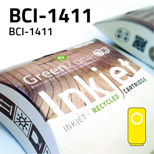 [GCCBCI1411Y] Green Zone para Canon BCI-1411 Amarillo (330 ml)