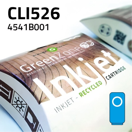 [GCCCLI526C] Green Zone para Canon CLI526C Cian (11 ml)