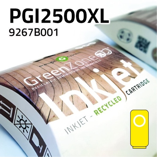[GCCPGI2500XY] Green Zone para Canon PGI2500XL Amarillo (20 ml)