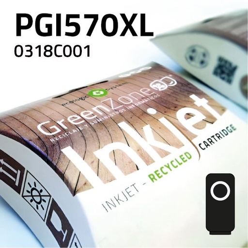 [GCCPGI570XN] Green Zone para Canon PGI570XL Negro (24 ml)
