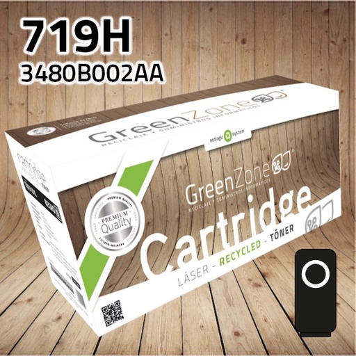 [GCT0719XN] Green Zone para Canon (719H) 3480B002 Negro (6.500 Copias)