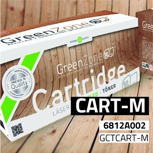 [GCTCART-M] Green Zone para Canon Cartridge M/L50/PC1270 (6812A002) Negro (10.000 Copias)