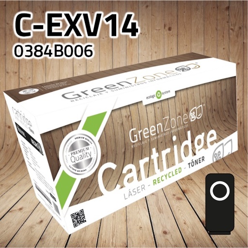 [GCTCEXV14N] Green Zone para Canon (C-EXV14) 0384B006 Kit Toner Negro (8.300 Copias)