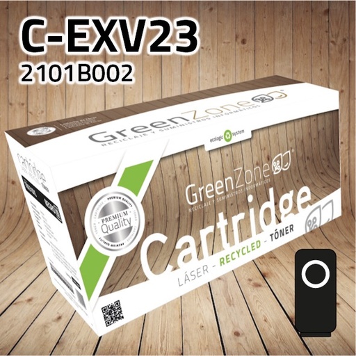 [GCTCEXV23NO] Green Zone para Canon (C-EXV23) 2101B002 Kit Tambor Negro (60.000 Copias)
