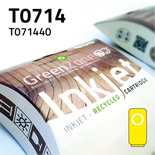 [GECT071Y] Green Zone para Epson T071440 / T089440 Amarillo (18 ml)